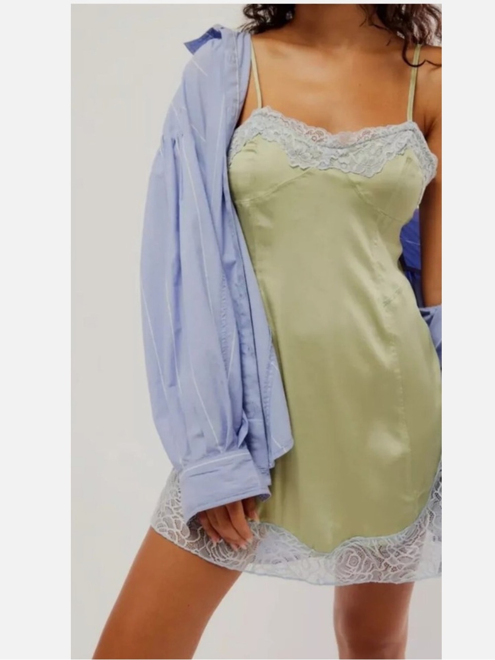 New Intimately FP/ Free People Aries Rising Mini Slip dress Large